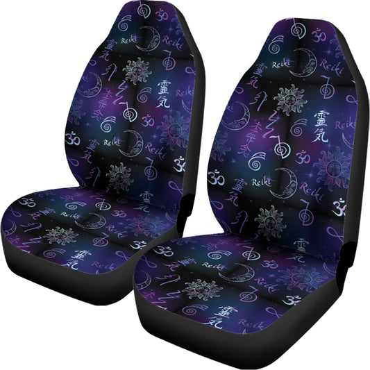 Reiki Energy Pattern Print Universal Fit Car Seat Covers