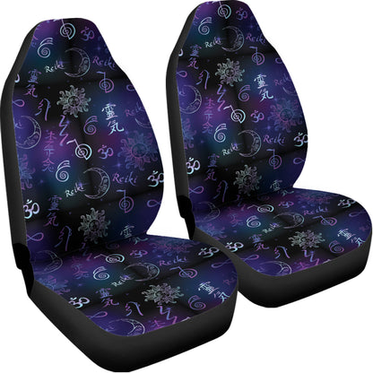 Reiki Energy Pattern Print Universal Fit Car Seat Covers