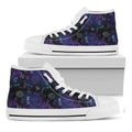 Reiki Energy Pattern Print White High Top Sneakers