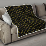 Religious Cross Pattern Print Quilt
