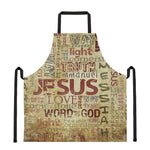 Religious Word Of God Print Apron