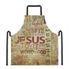 Religious Word Of God Print Apron