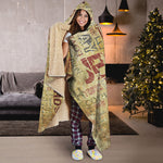 Religious Word Of God Print Hooded Blanket