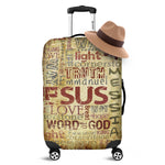 Religious Word Of God Print Luggage Cover