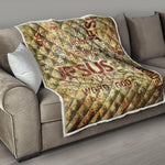 Religious Word Of God Print Quilt