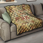 Religious Word Of God Print Quilt