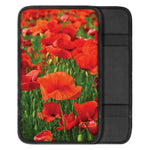 Remembrance Day Poppy Print Car Center Console Cover