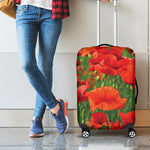 Remembrance Day Poppy Print Luggage Cover