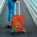 Remembrance Day Poppy Print Luggage Cover