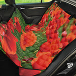 Remembrance Day Poppy Print Pet Car Back Seat Cover