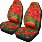 Remembrance Day Poppy Print Universal Fit Car Seat Covers