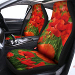 Remembrance Day Poppy Print Universal Fit Car Seat Covers