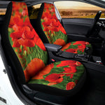 Remembrance Day Poppy Print Universal Fit Car Seat Covers