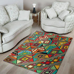 Retro African Ethnic Tribal Print Area Rug