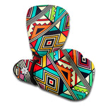 Retro African Ethnic Tribal Print Boxing Gloves