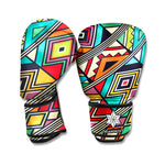 Retro African Ethnic Tribal Print Boxing Gloves