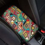 Retro African Ethnic Tribal Print Car Center Console Cover