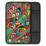 Retro African Ethnic Tribal Print Car Center Console Cover