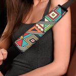 Retro African Ethnic Tribal Print Car Seat Belt Covers