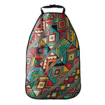 Retro African Ethnic Tribal Print Car Seat Organizers