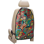 Retro African Ethnic Tribal Print Car Seat Organizers