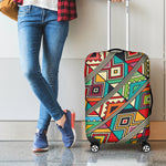 Retro African Ethnic Tribal Print Luggage Cover