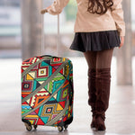 Retro African Ethnic Tribal Print Luggage Cover
