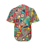Retro African Ethnic Tribal Print Men's Baseball Jersey