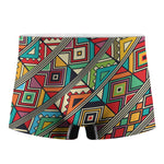 Retro African Ethnic Tribal Print Men's Boxer Briefs