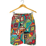 Retro African Ethnic Tribal Print Men's Shorts