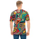 Retro African Ethnic Tribal Print Men's T-Shirt