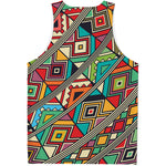 Retro African Ethnic Tribal Print Men's Tank Top