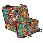 Retro African Ethnic Tribal Print Pet Car Back Seat Cover