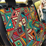 Retro African Ethnic Tribal Print Pet Car Back Seat Cover