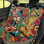 Retro African Ethnic Tribal Print Pet Car Back Seat Cover