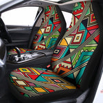 Retro African Ethnic Tribal Print Universal Fit Car Seat Covers
