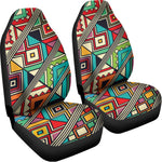 Retro African Ethnic Tribal Print Universal Fit Car Seat Covers