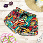 Retro African Ethnic Tribal Print Women's Shorts