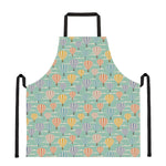 Retro Air Balloon Pattern Print Apron