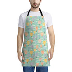 Retro Air Balloon Pattern Print Apron