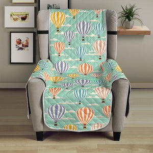 Retro Air Balloon Pattern Print Armchair Protector