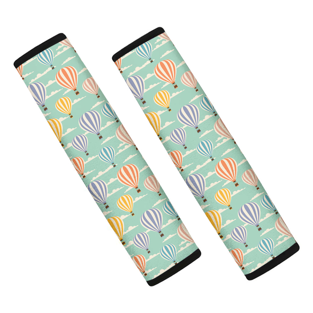 Retro Air Balloon Pattern Print Car Seat Belt Covers