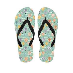 Retro Air Balloon Pattern Print Flip Flops