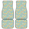 Retro Air Balloon Pattern Print Front and Back Car Floor Mats