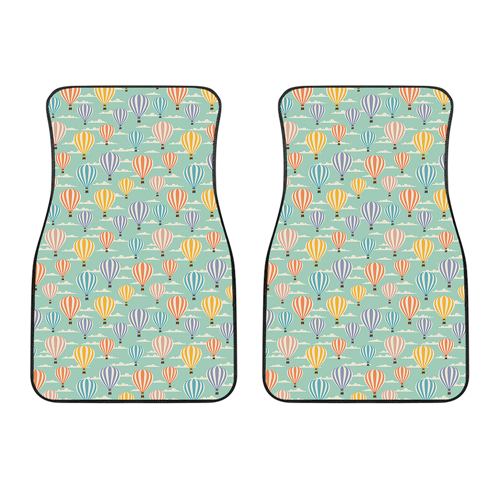 Retro Air Balloon Pattern Print Front Car Floor Mats