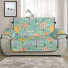 Retro Air Balloon Pattern Print Half Sofa Protector