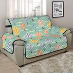 Retro Air Balloon Pattern Print Half Sofa Protector