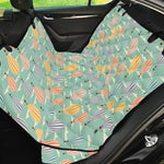 Retro Air Balloon Pattern Print Pet Car Back Seat Cover