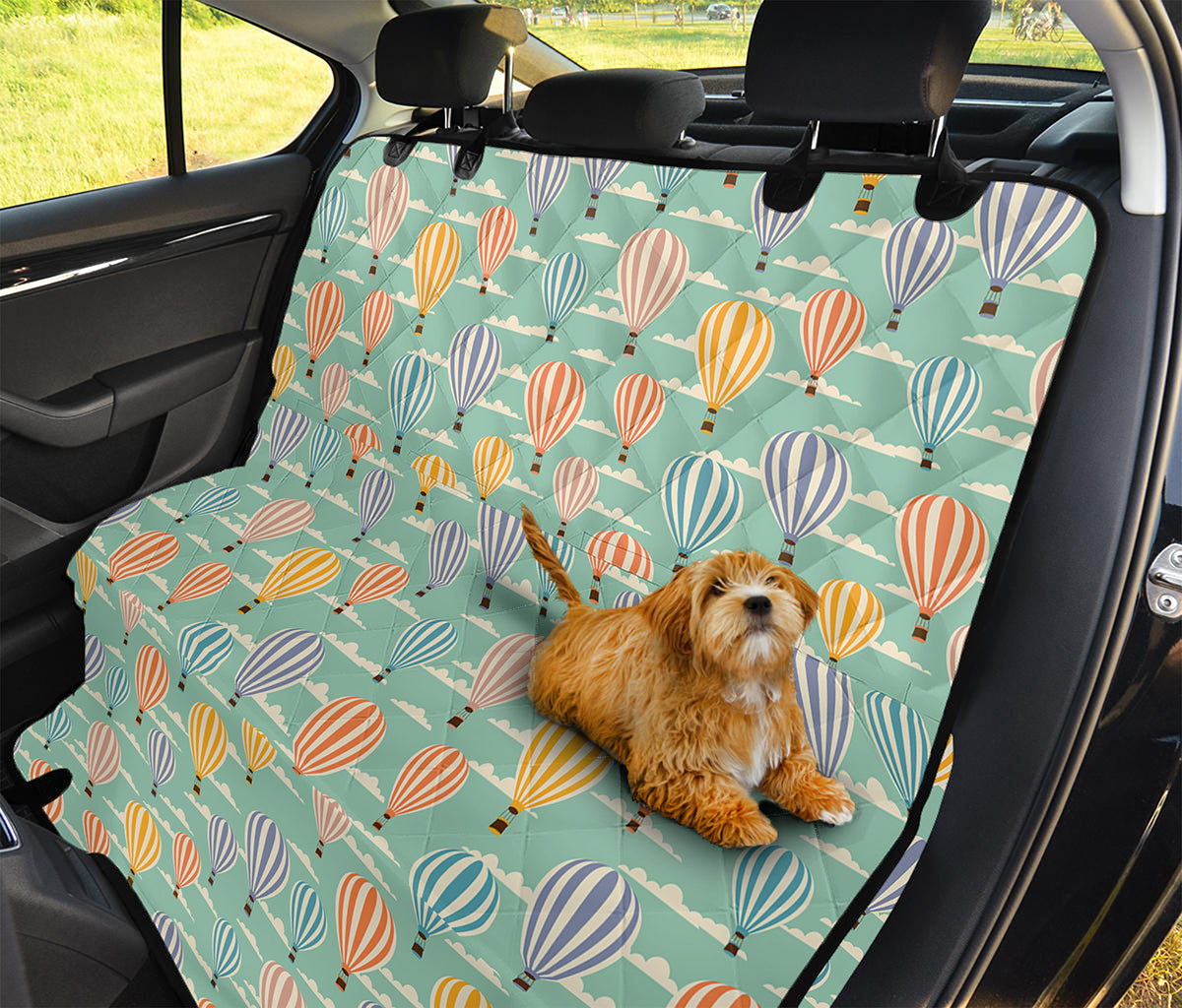 Retro Air Balloon Pattern Print Pet Car Back Seat Cover