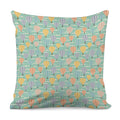 Retro Air Balloon Pattern Print Pillow Cover